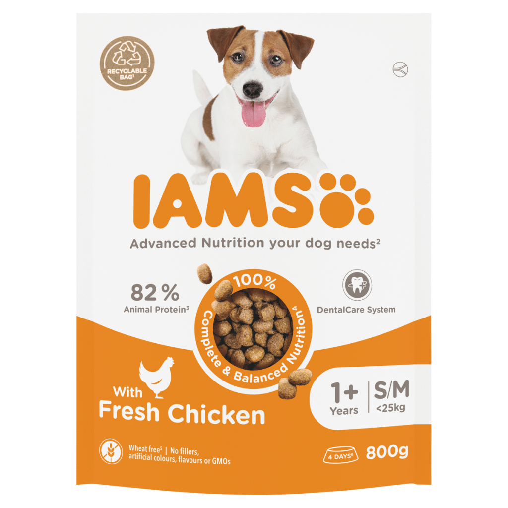 Iams with Fresh Chicken 1+ Years 800g