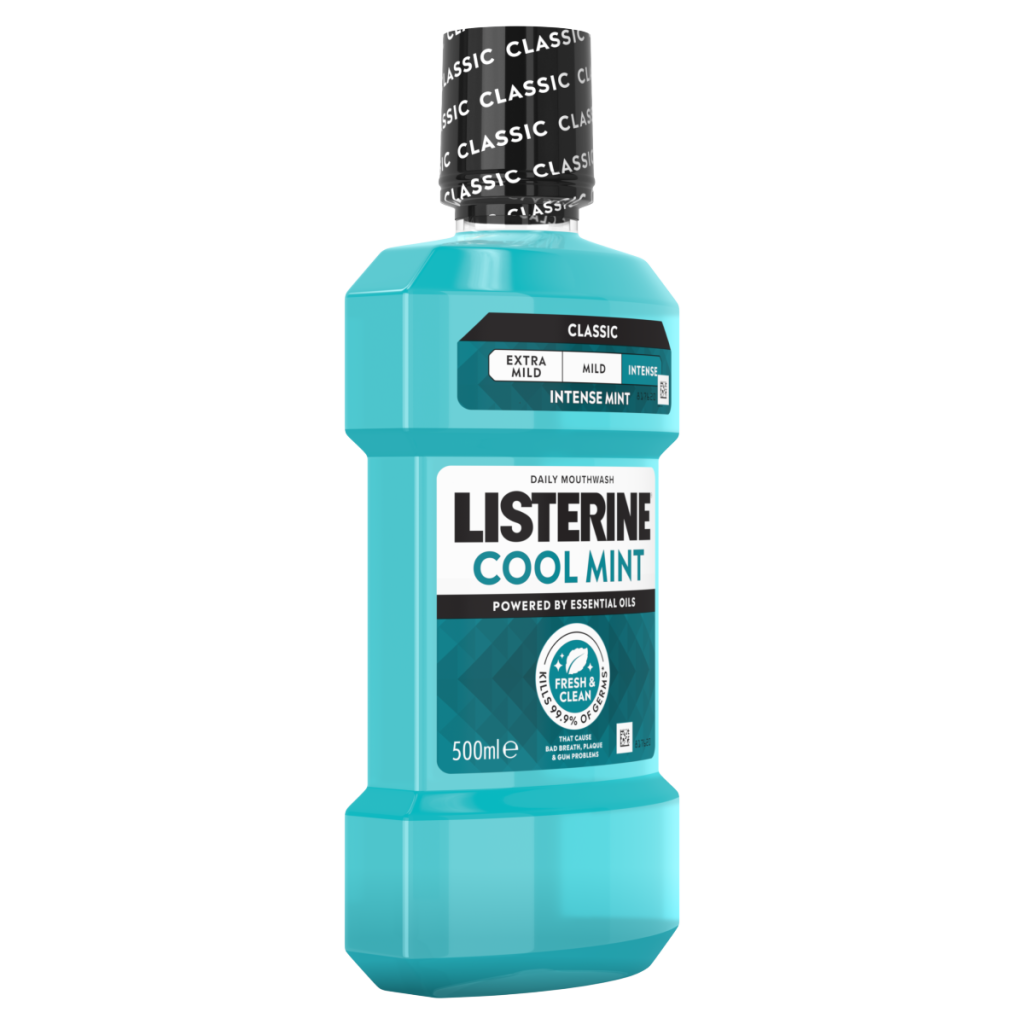 Listerine Cool Mint Intense Taste Classic Mouthwash 500ml