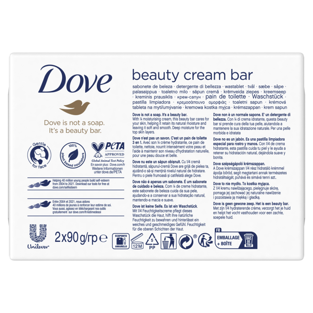 Dove Original Beauty Bar 2x 90 g
