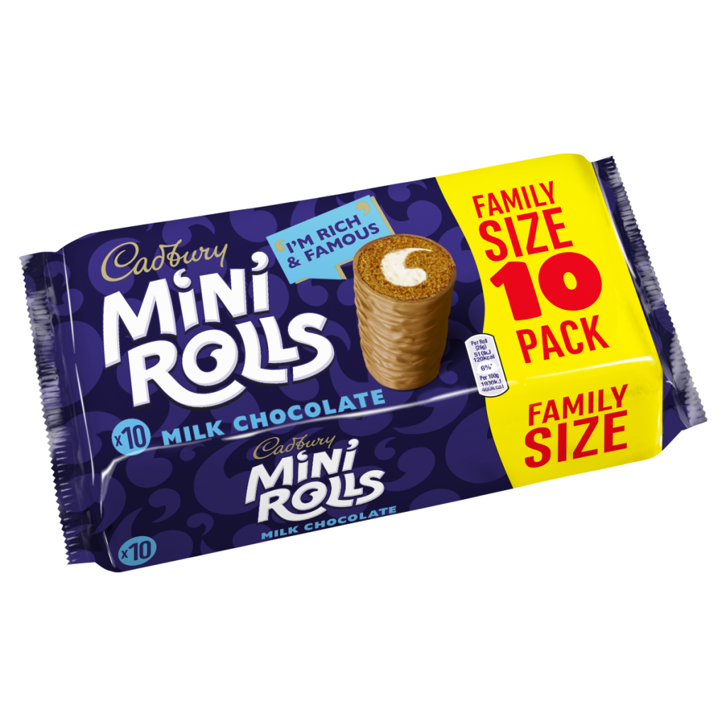 Cadbury 10 Milk Chocolate Mini Rolls