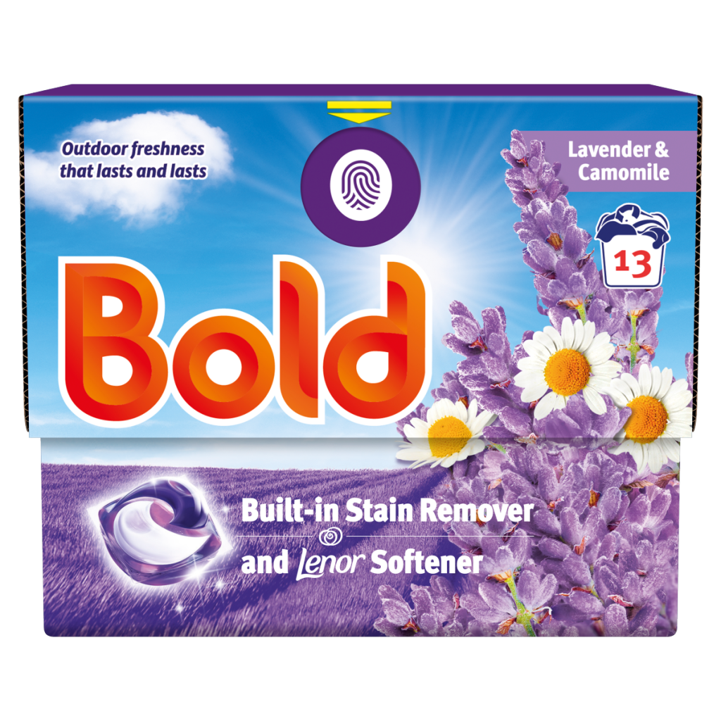 Bold PODS® Washing Liquid Capsules 13 Washes , Lavender & Camomile