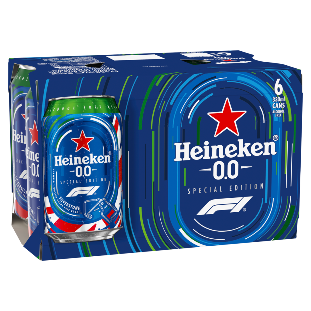Heineken 0.0 Special Edition Alcohol Free Cans 6 x 330ml