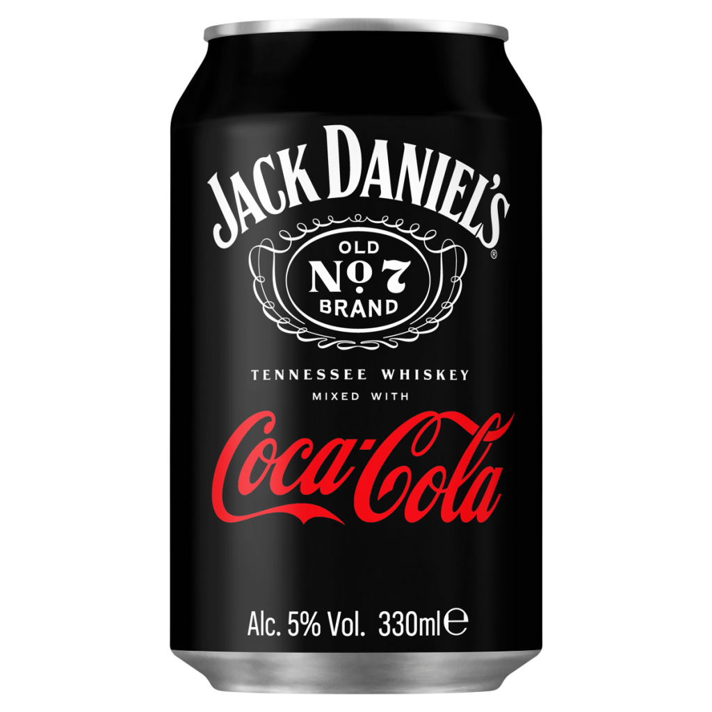 Jack Daniel’s Old No. 7 Brand Tennessee Whiskey Mixed with Coca-Cola 330ml