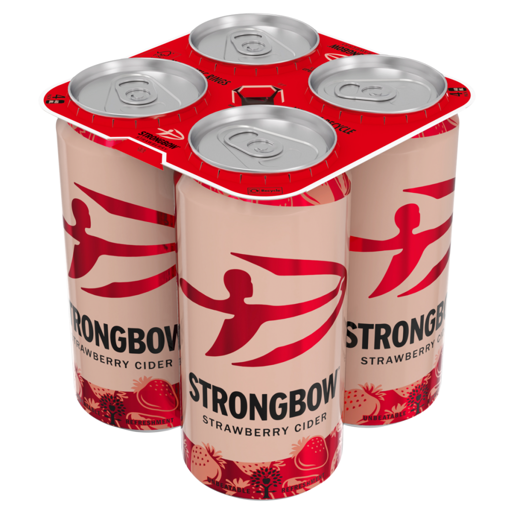 Strongbow Strawberry Cider Can 440ml