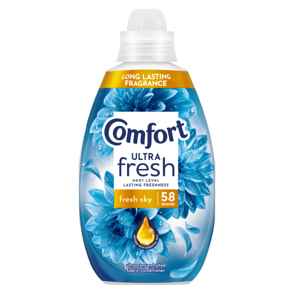 Comfort Ultra Fresh Fresh Sky Fabric Conditioner 58 washes (870 ml)