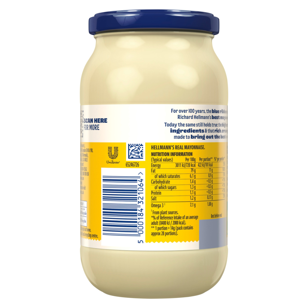 Hellmann’s Real J Mayonnaise 400g