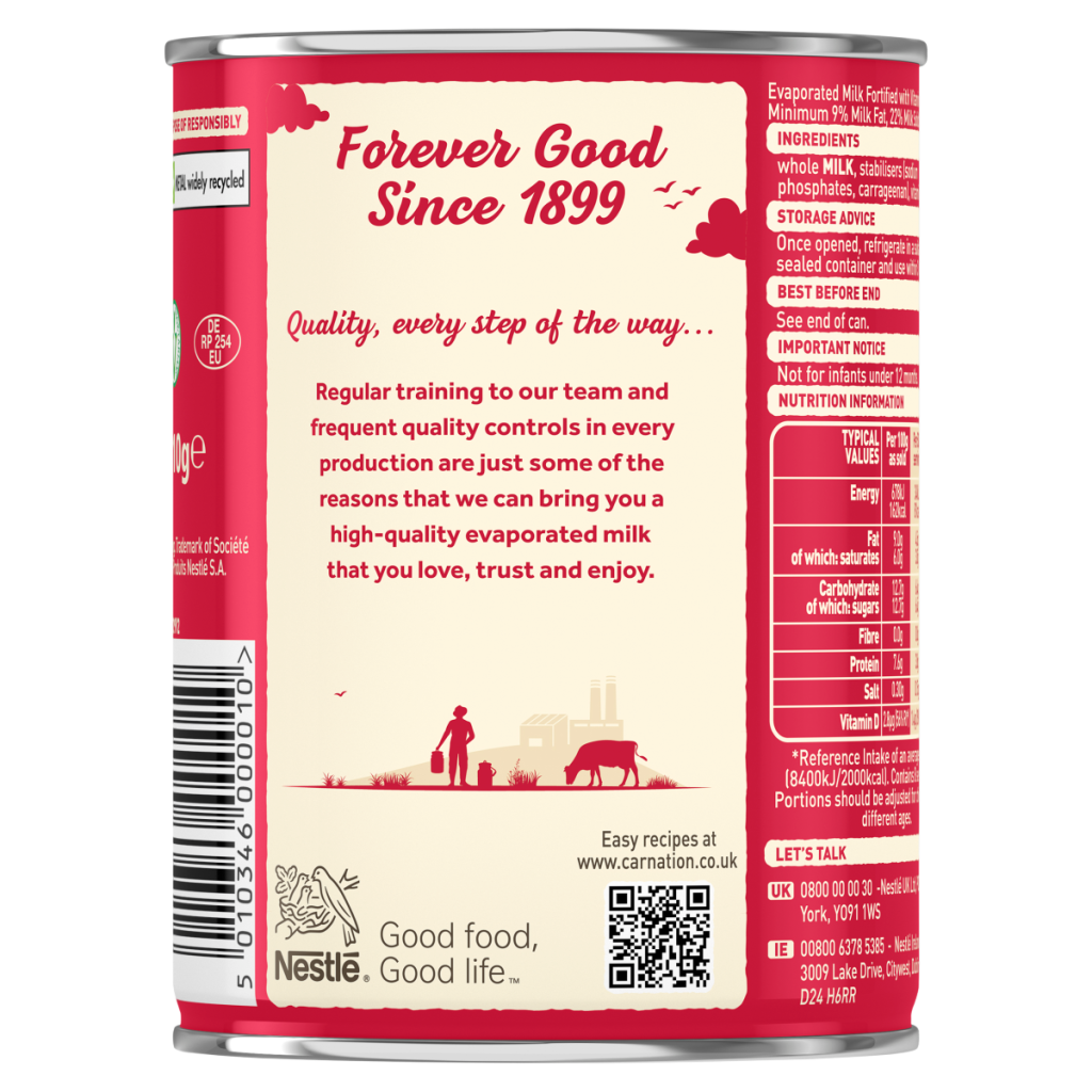 Carnation Evaporated Milk 410g