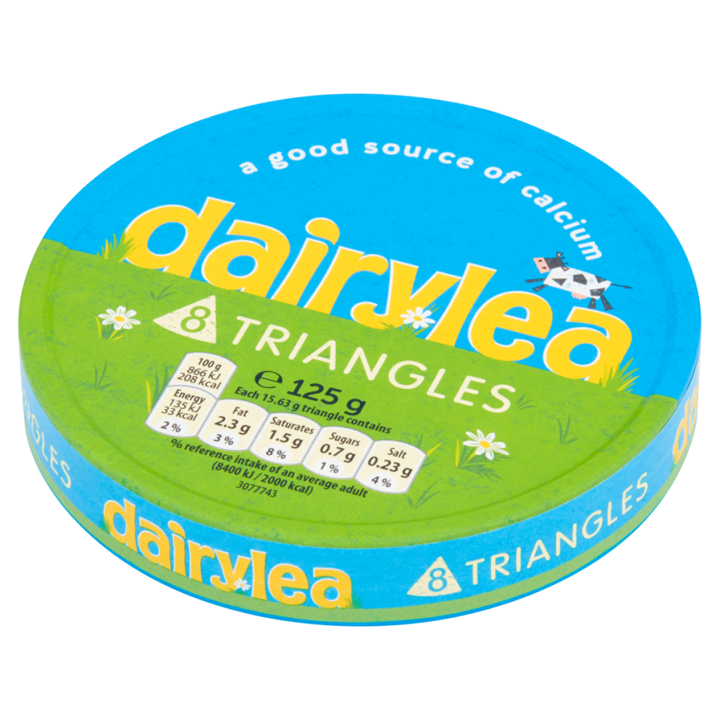 Dairylea Cheese Spread Triangles 8 Pack Multipack 125 g