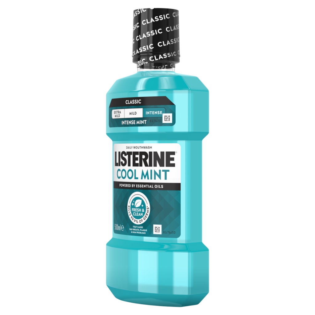 Listerine Cool Mint Intense Taste Classic Mouthwash 500ml