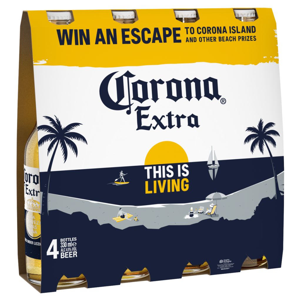 Corona Extra Beer 4 x 330ml