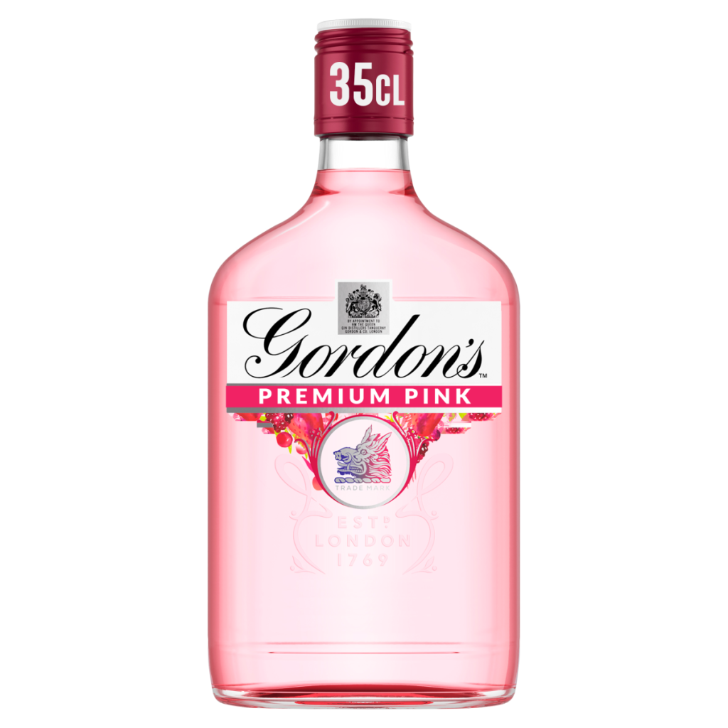 Gordon’s Premium Pink Flavoured Gin Based Spirit Drink 35% vol 35cl