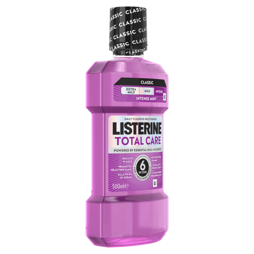 Listerine Total Care Intense Taste Classic Mouthwash 500ml