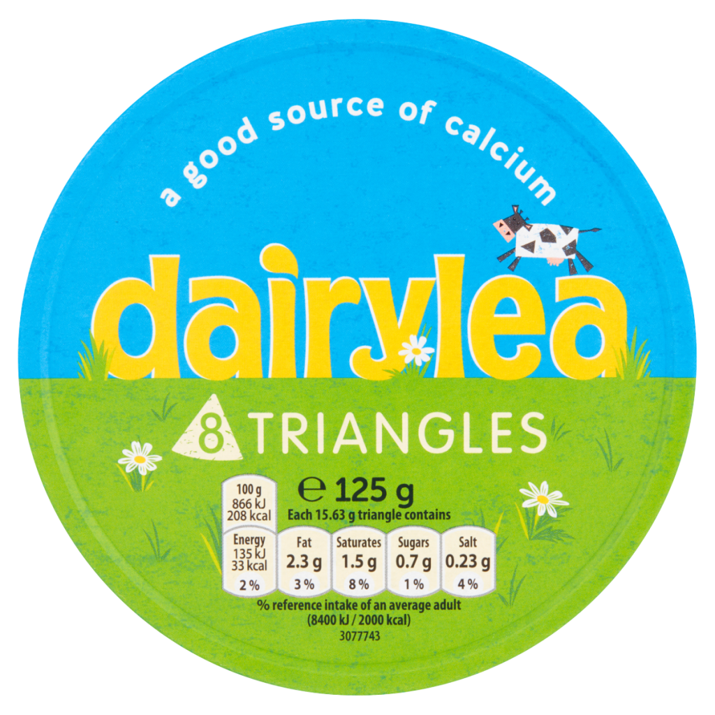 Dairylea Cheese Spread Triangles 8 Pack Multipack 125 g