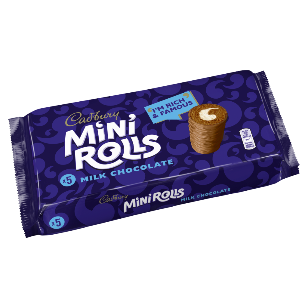 Cadbury 5 Milk Chocolate Mini Rolls