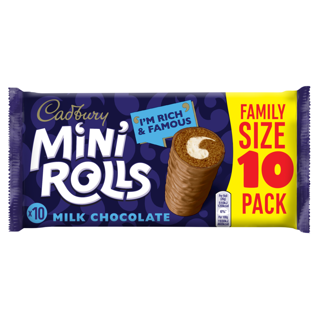 Cadbury 10 Milk Chocolate Mini Rolls