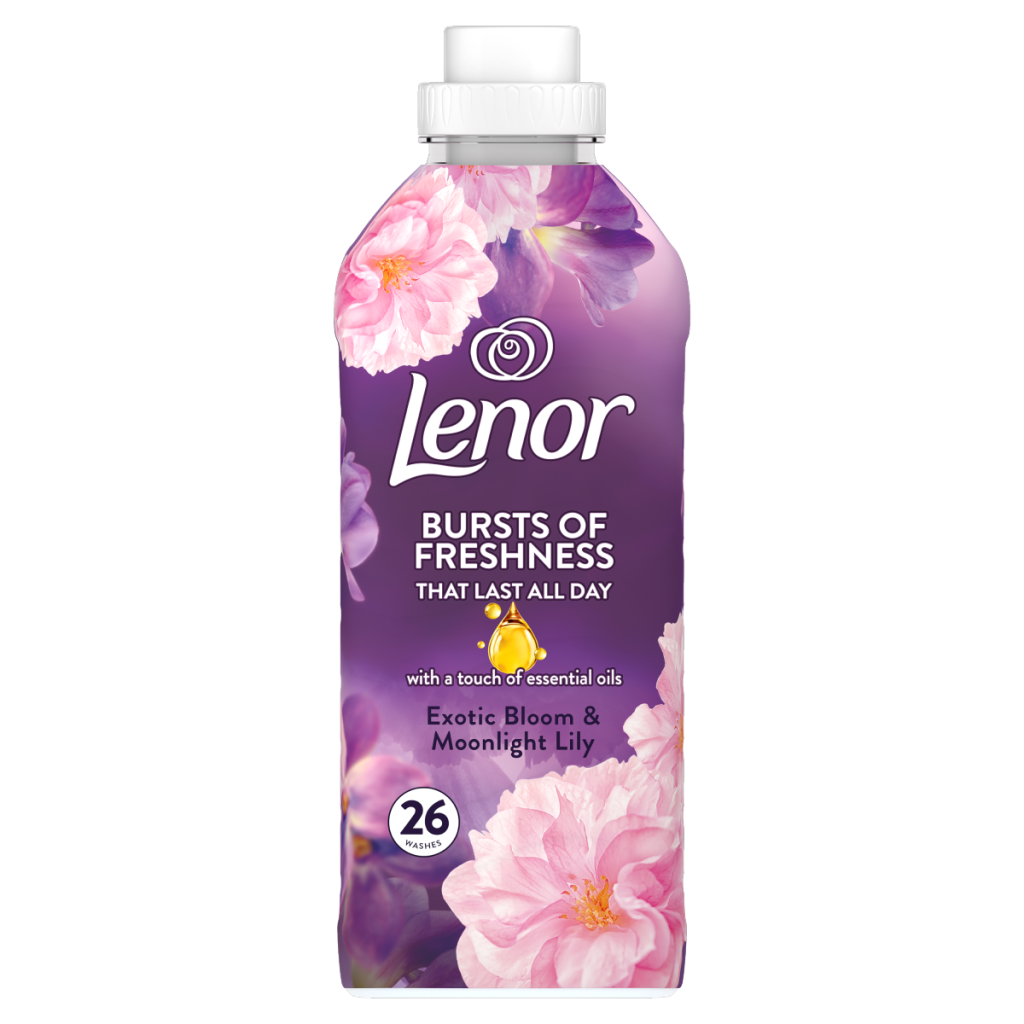 Lenor Fabric Conditioner 26 Washes, Exotic Bloom & Moonlight Lily