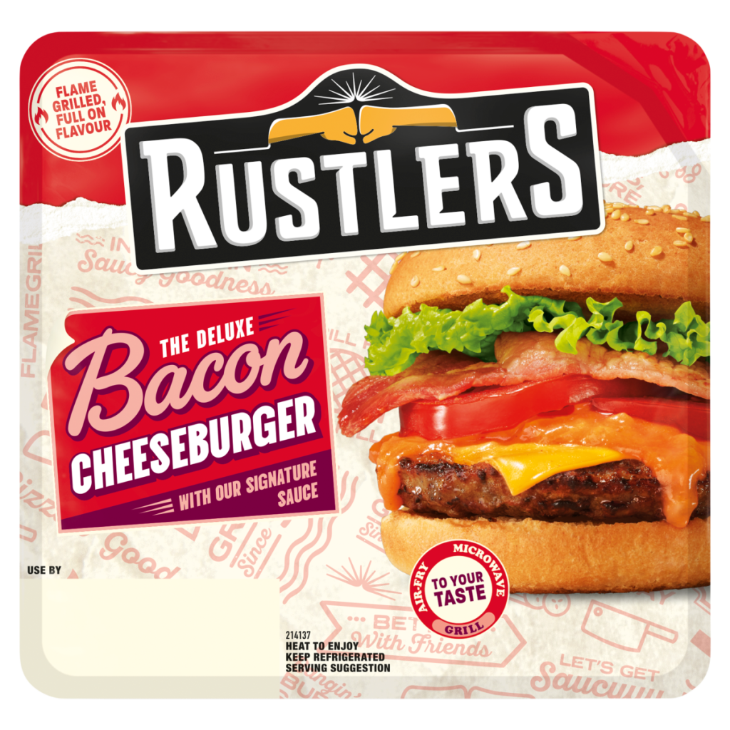 Rustlers The Deluxe Bacon Cheeseburger 191g