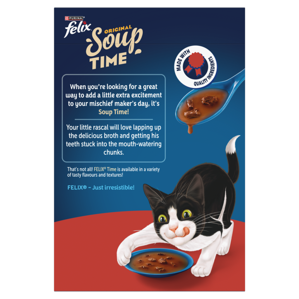 FELIX Soup Time Farm Selection Wet Cat Food 6x48g