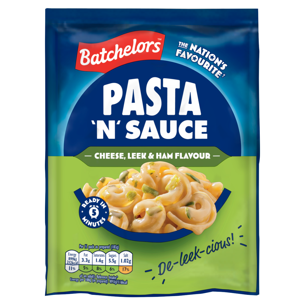 Batchelors Pasta ‘N’ Sauce Cheese, Leek & Ham Flavour 99g