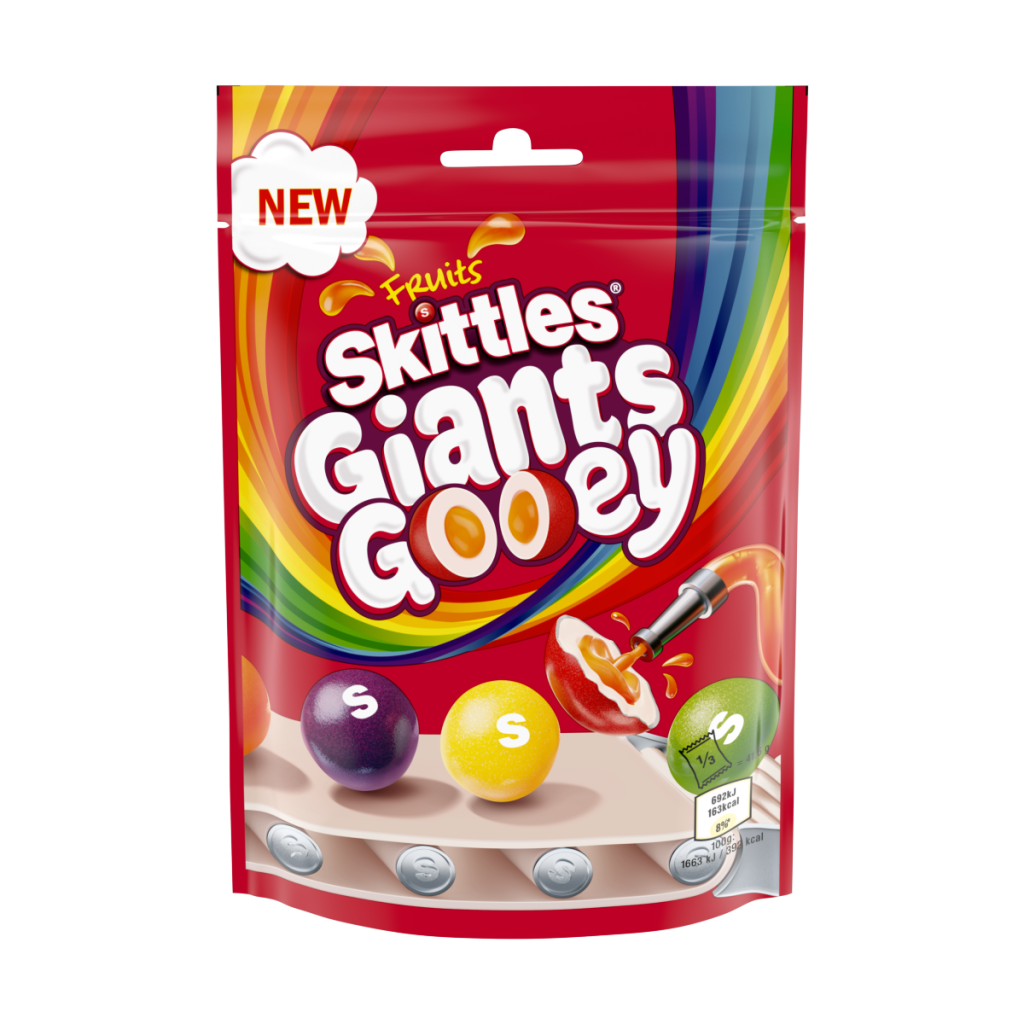 Skittles Gooeys Fruit Flavoured Sweets Bag 125g
