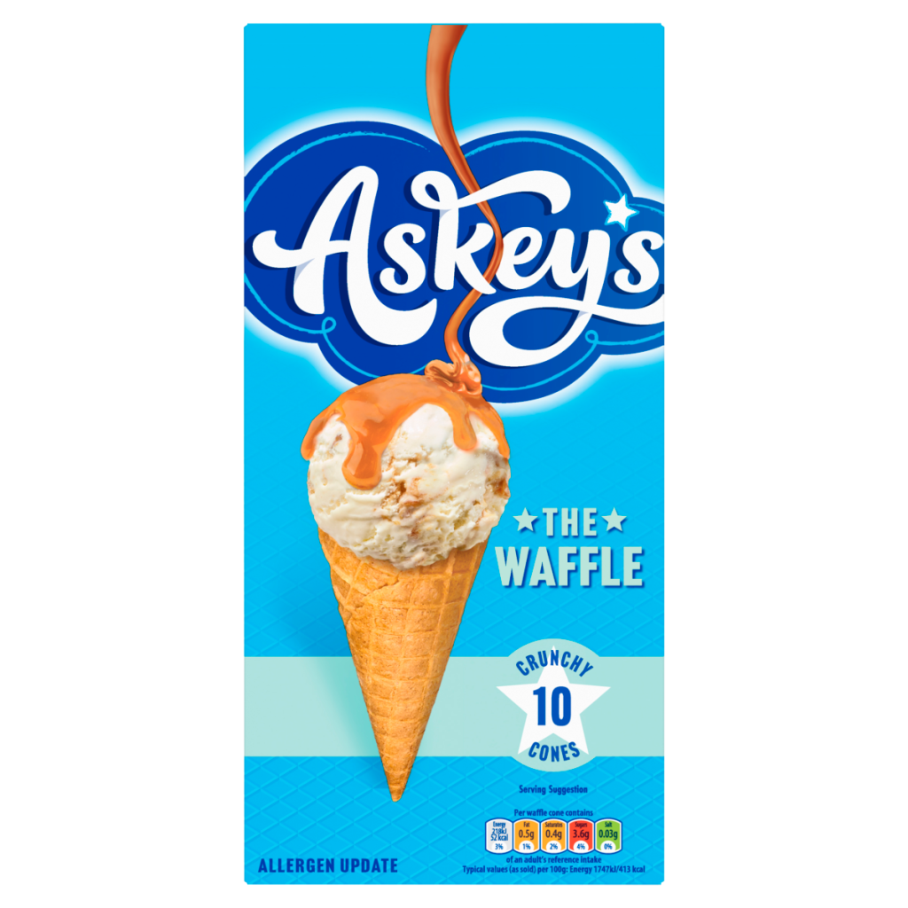 Askey’s The Waffle 10 Crunchy Cones