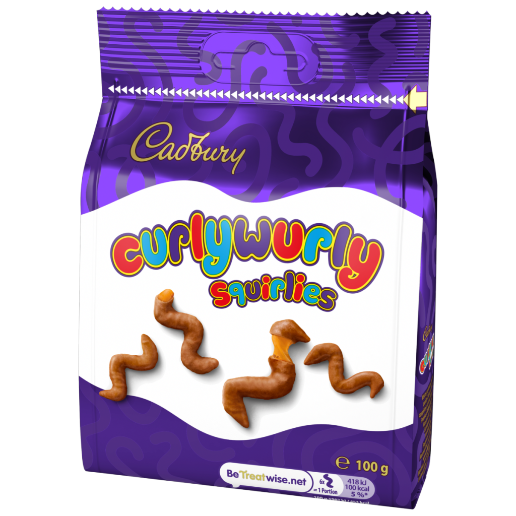 Cadbury Curly Wurly Squirlies Chocolate Bag 100g