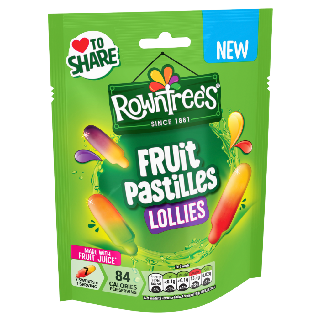 Rowntree’s Fruit Pastilles Lollies 130g