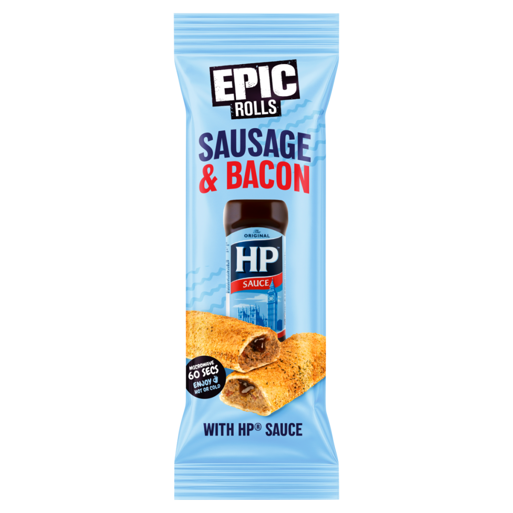 Epic Rolls Sausage & Bacon with HP Sauce