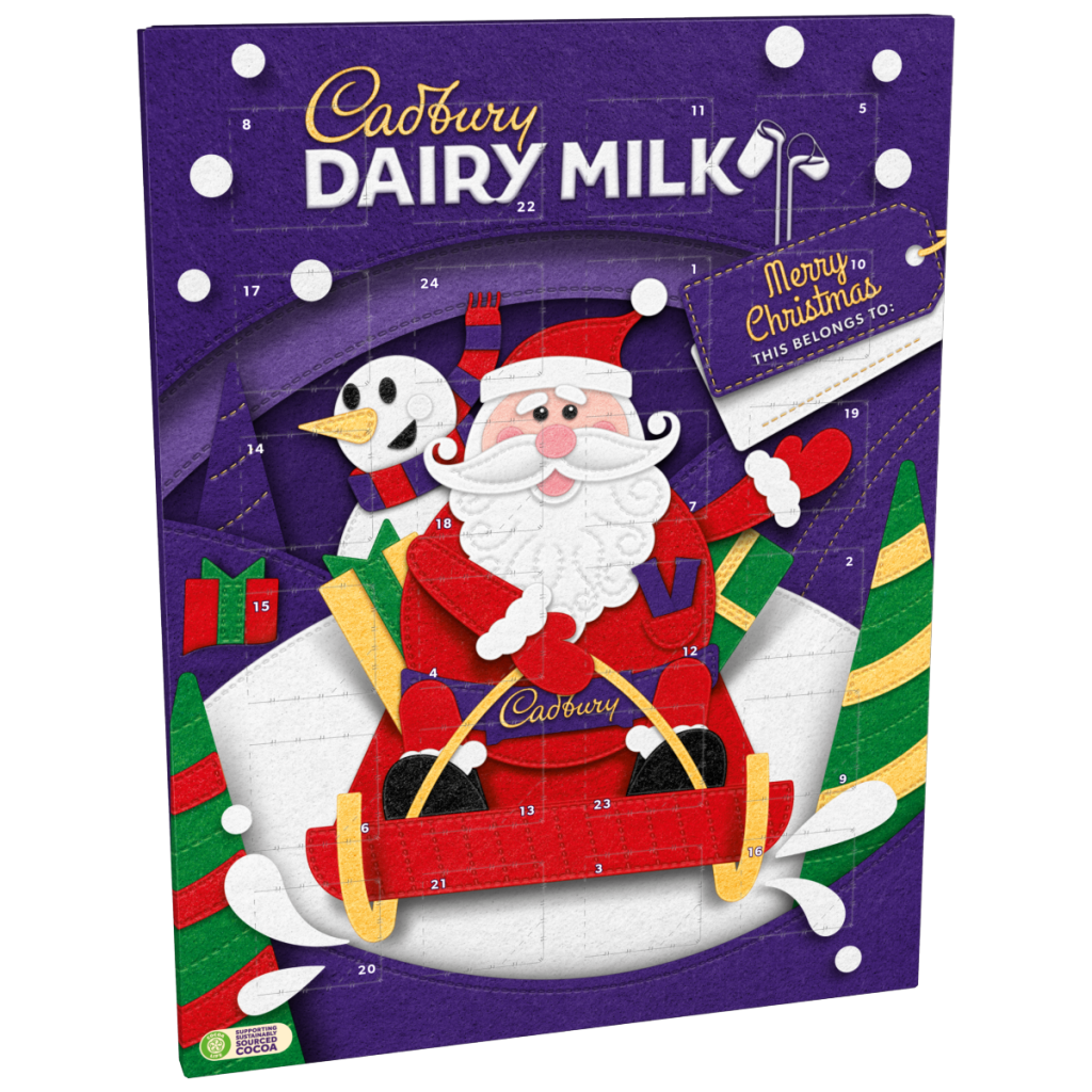Cadbury Dairy Milk Chocolate Christmas Advent Calendar 90 g