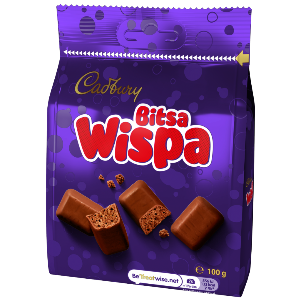 Cadbury Bitsa Wispa Chocolate Bag 100g