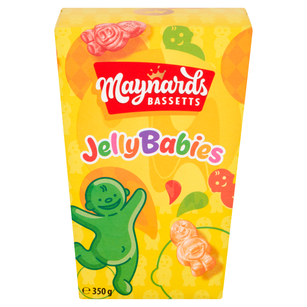 Maynards Bassetts Jelly Babies Sweets Carton 350g