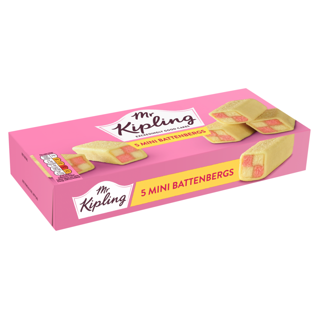 Mr Kipling 5 Mini Battenbergs