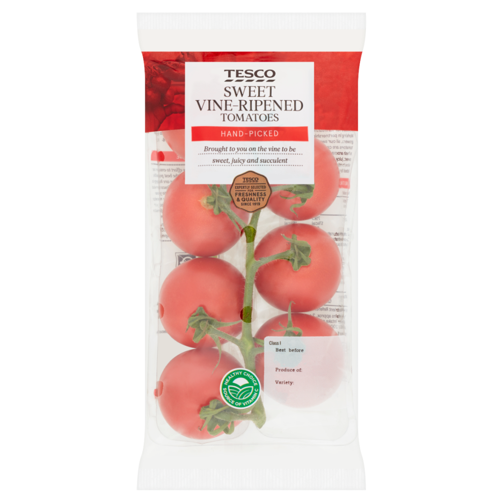 Tesco Sweet Vine-Ripened Tomatoes 255g