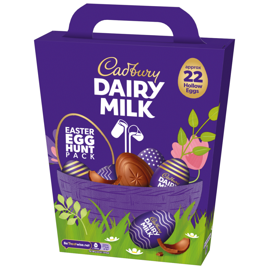 Cadbury Dairy Milk Chocolate Easter Egg Hunt Pack 317g