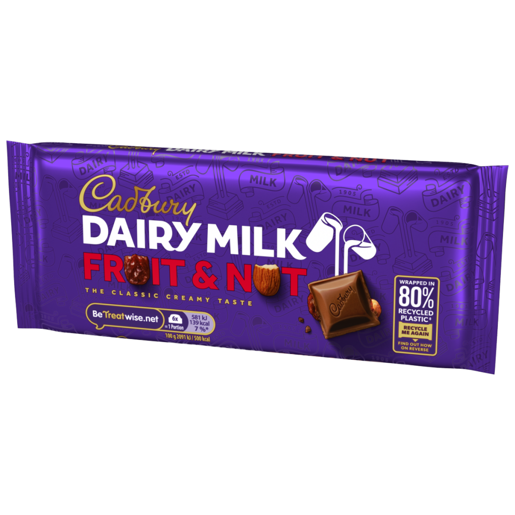 Cadbury Dairy Milk Fruit and Nut Chocolate Bar 110 g