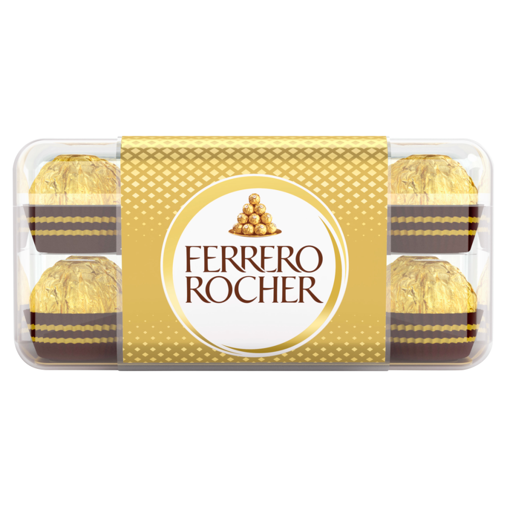 Ferrero Rocher Chocolate Pralines Gift Box of Chocolate 16 Pieces (200g)