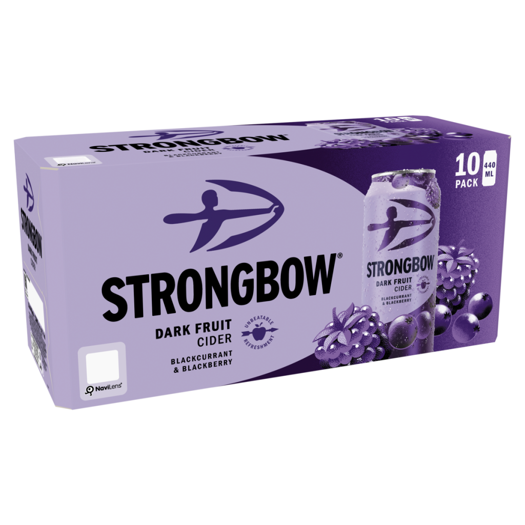 Strongbow Blackcurrant & Blackberry Dark Fruit Cider Cans 10 x 440ml