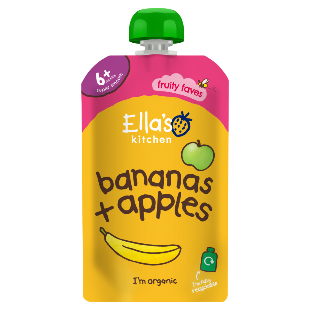 Ella’s Kitchen Bananas + Apples 6+ Months 120g