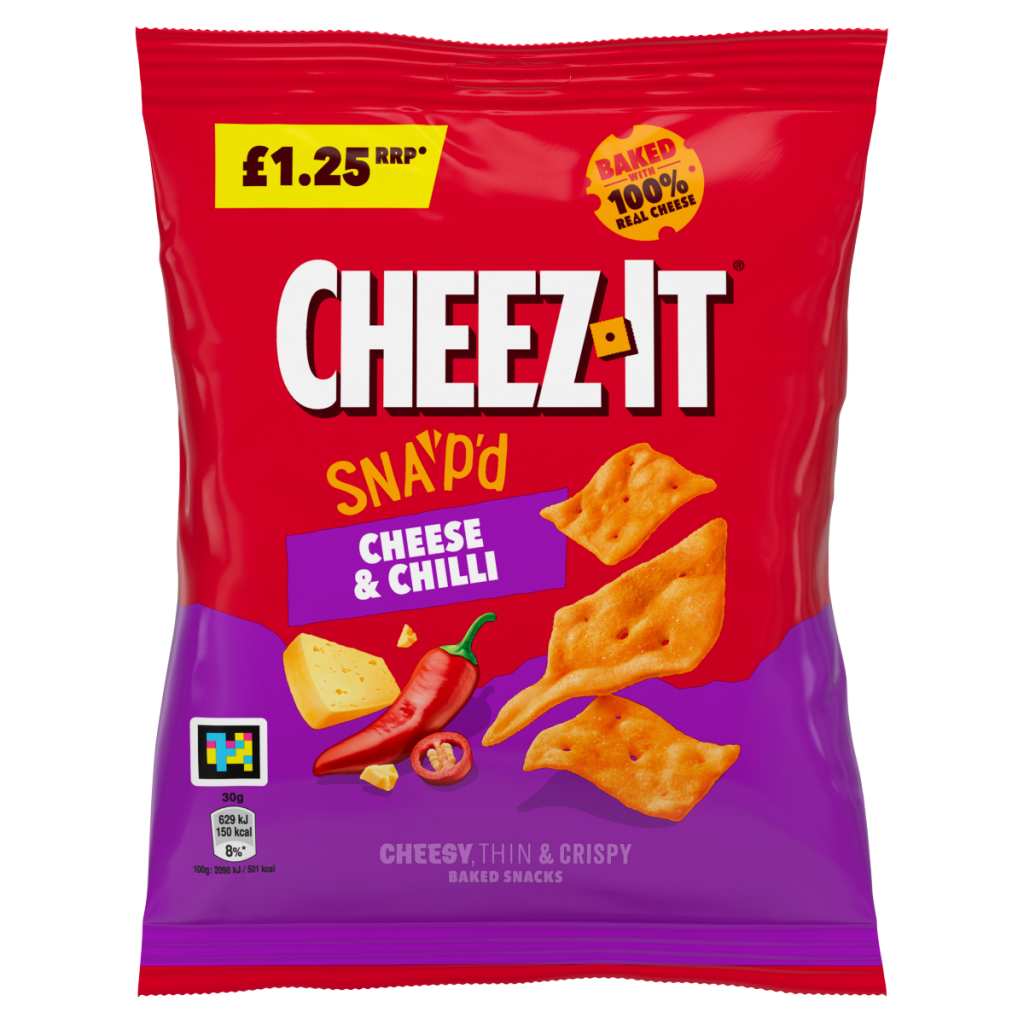 Cheez-It Snap’d Cheese & Chilli Baked Snacks 65g