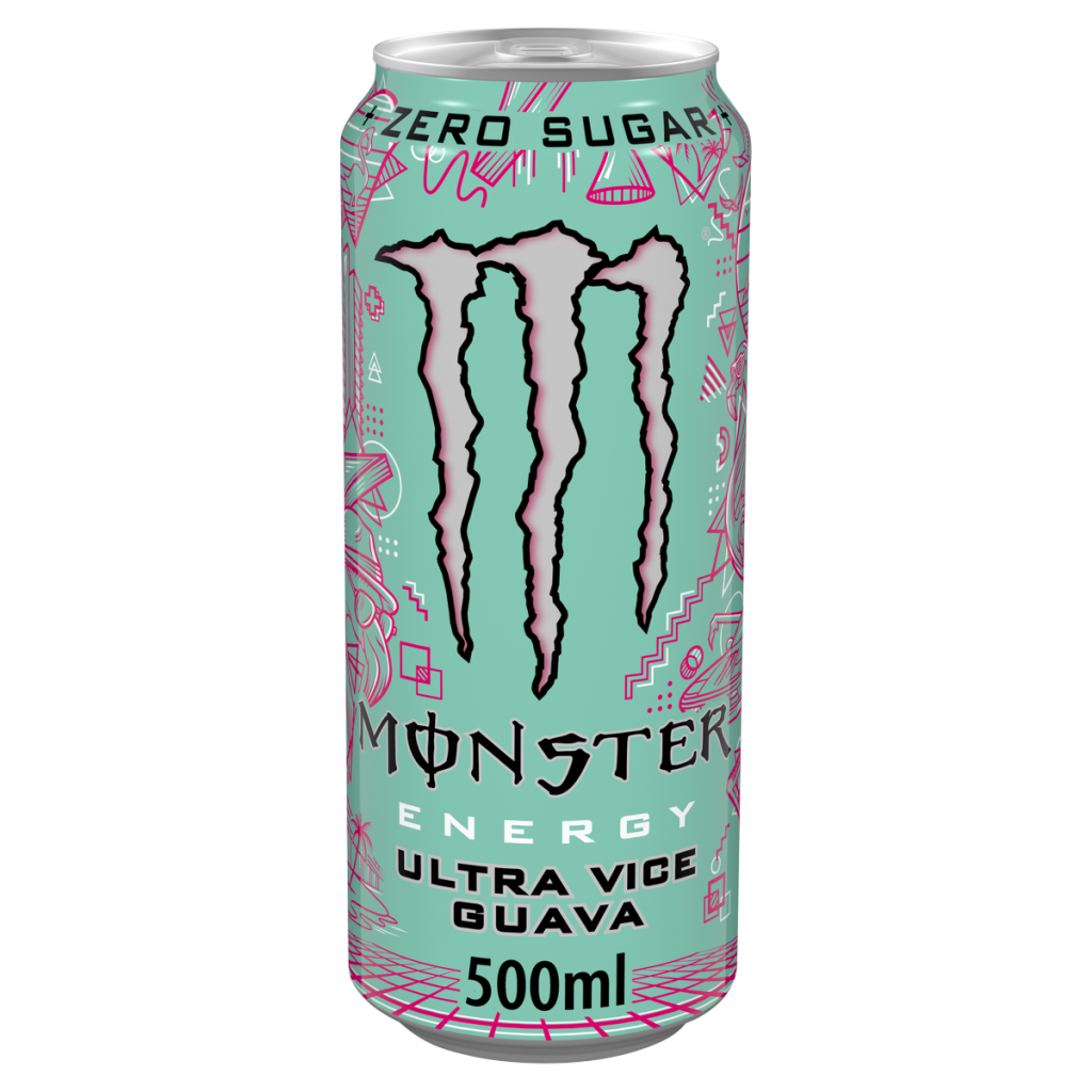 Monster Energy Drink Ultra Vice Guava Zero Sugar 500ml Can
