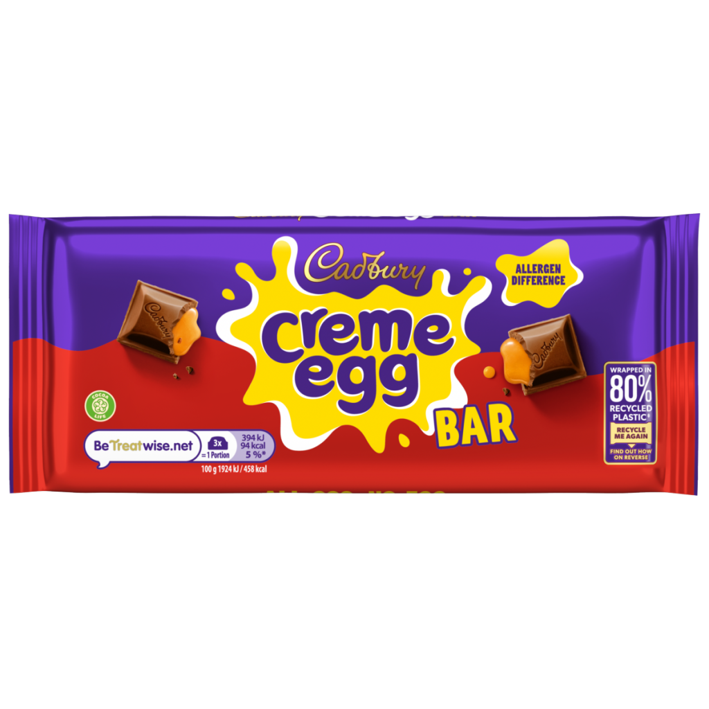 Cadbury Creme Egg Milk Chocolate Bar 123 g