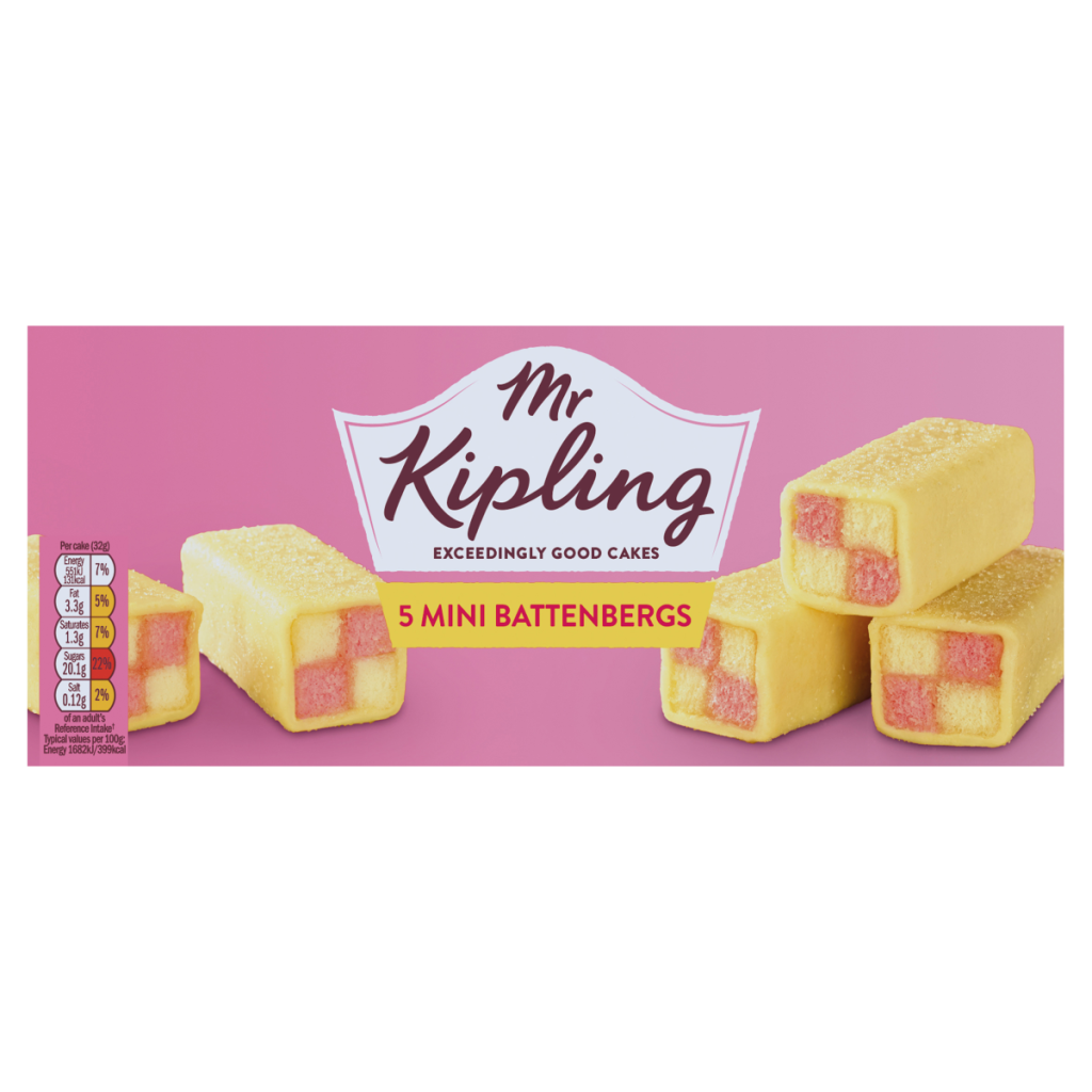 Mr Kipling 5 Mini Battenbergs