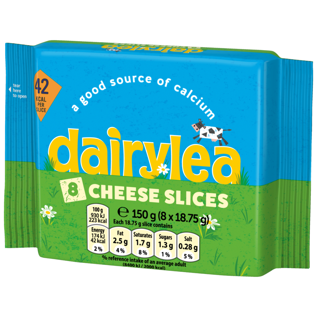 Dairylea Cheese Slices 8 Slices Multipack (8 x 18.75g) 150 g