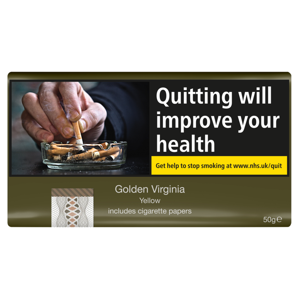 Golden Virginia Yellow Includes Cigarette Papers 50g