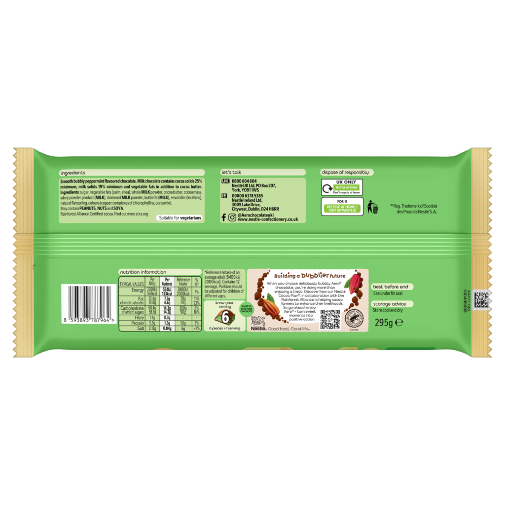 Aero Peppermint Chocolate 295g