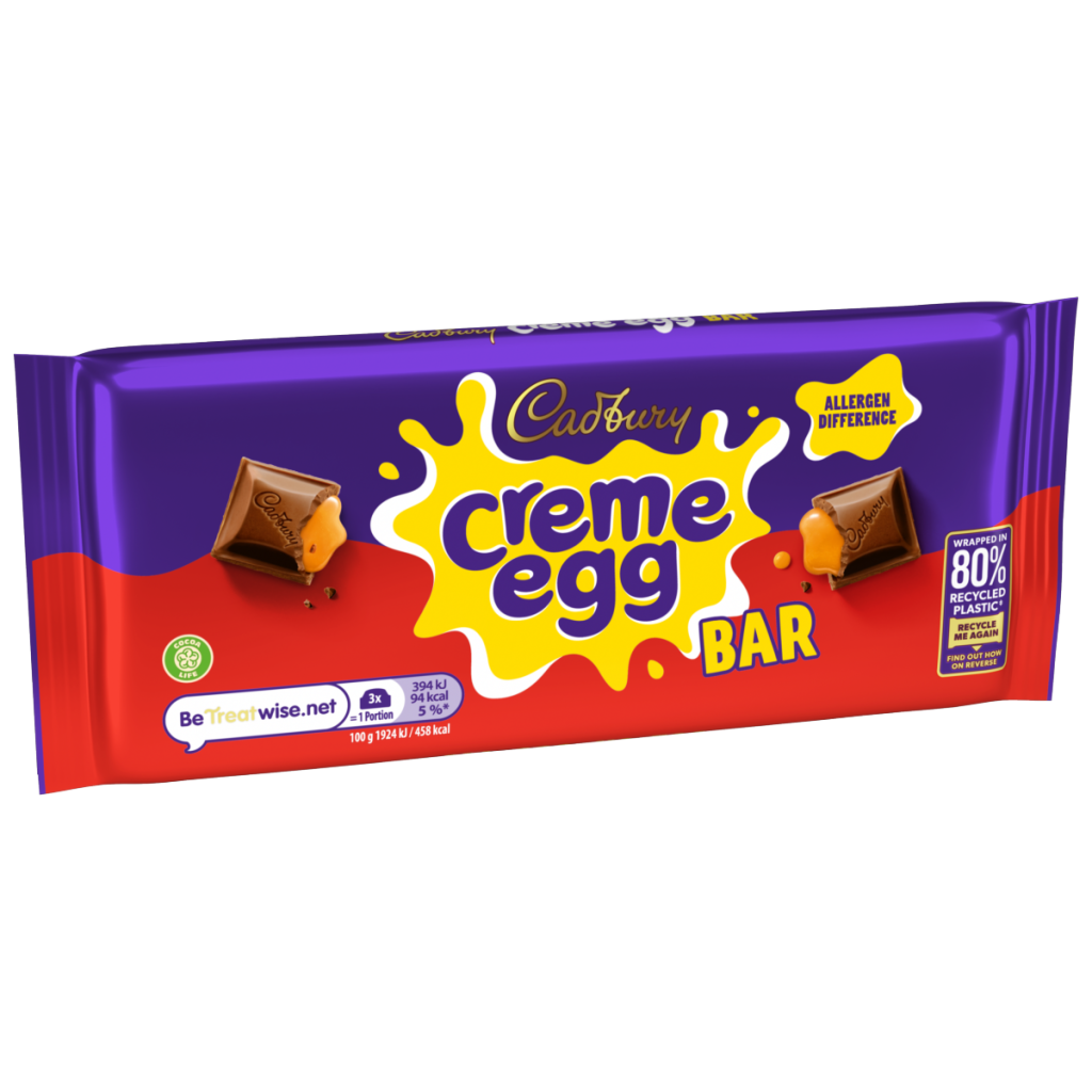 Cadbury Creme Egg Milk Chocolate Bar 123 g
