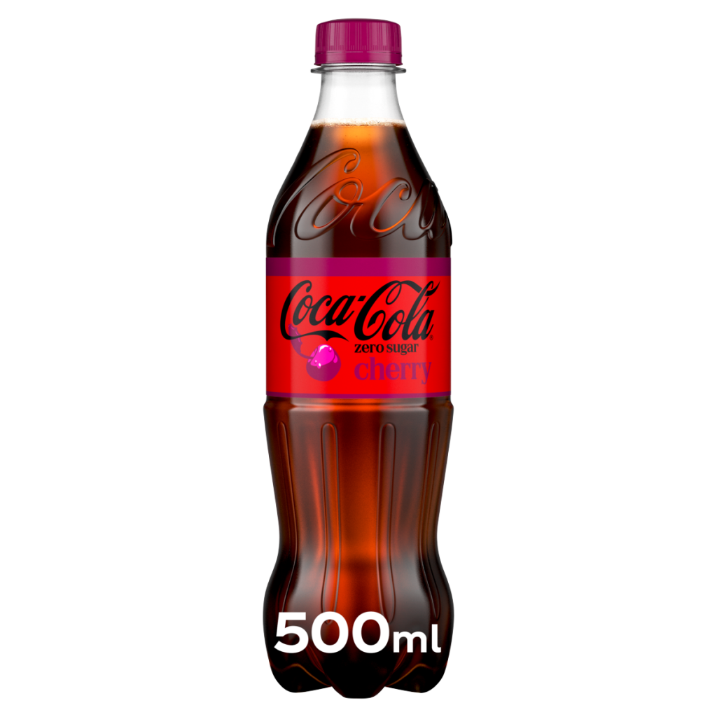Coca-Cola Zero Sugar Cherry 500ml Bottle