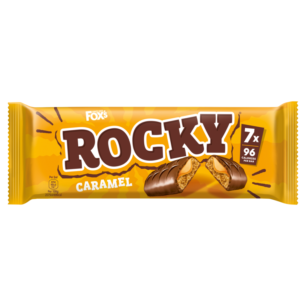 Fox’s Rocky Caramel 7 x 19.5g (136.5g)