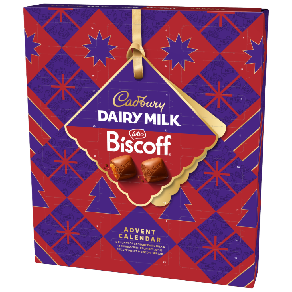 Cadbury Dairy Milk Biscoff Chocolate Christmas Advent Calendar 236 g