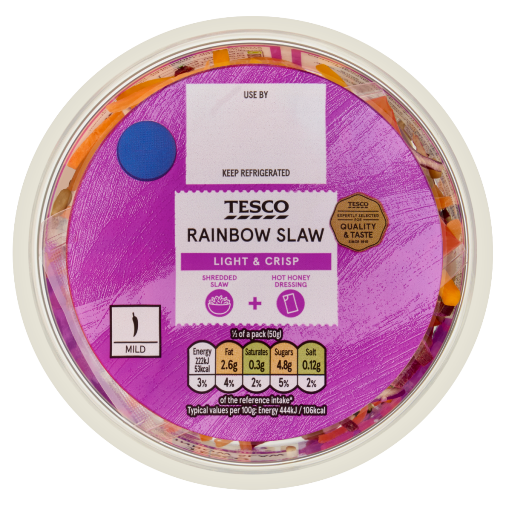 Tesco Rainbow Slaw 100g